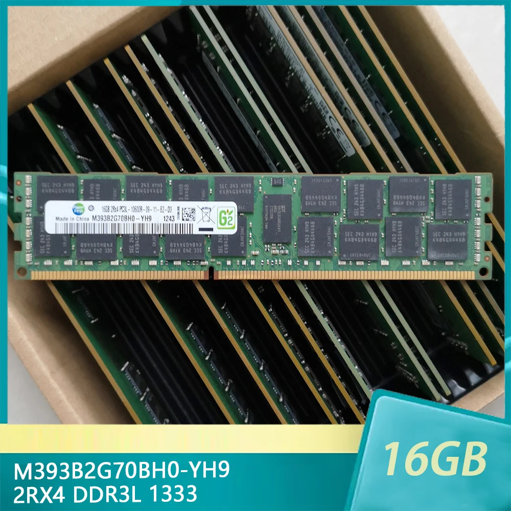 

1 шт. для Samsung RAM M393B2G70BH0-YH9 16 ГБ 16G 2RX4 DDR3L 1333 серверная память