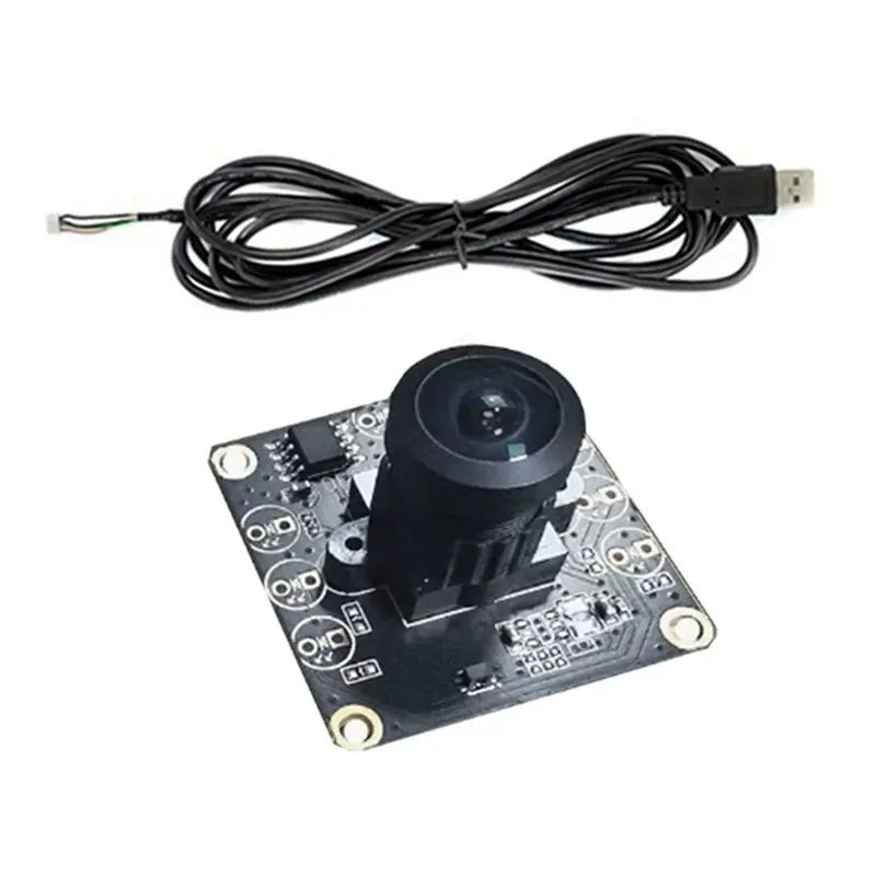 ABZZ-2X OV9732 USB Camera Module Board 160 Degree 32X32mm Face Recognition Image Acquisition For Raspberry Pi Camera 2M Cable