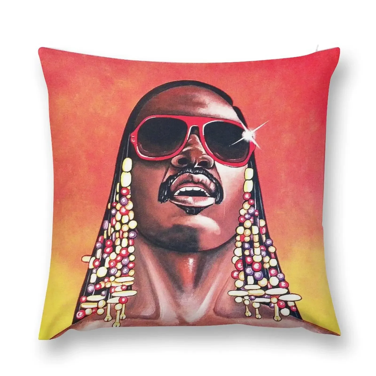 

Stevie Wonder - Throw Pillow Sofas Covers Plaid Sofa autumn decoration pillow