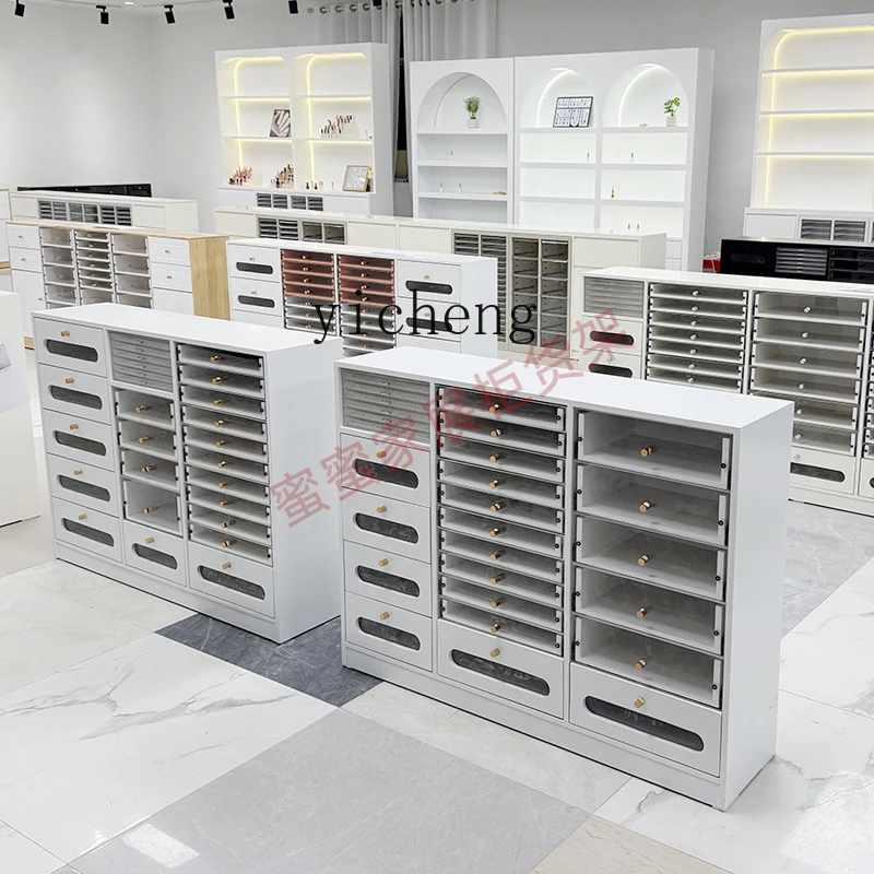 

TQH Nail Polish Gel Storage Display Cabinet Nail Polish Organizer Color Board Product Nail Salon Storage Cabinet