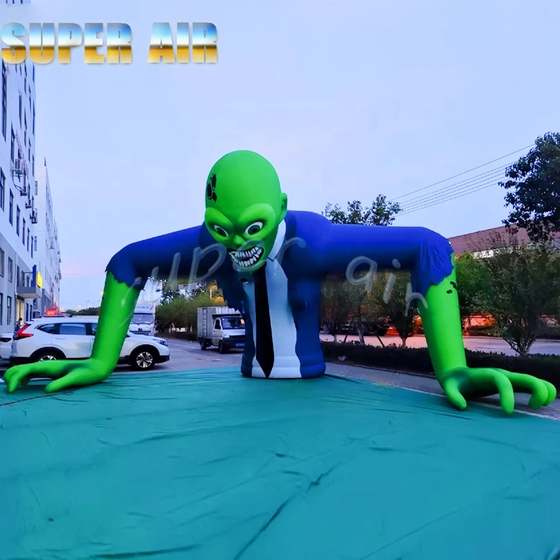 Giant Inflatable Zombie Arch, Halloween Inflatable Monster Prop for Haunted House, Theme Party & Outdoor Event Decoration