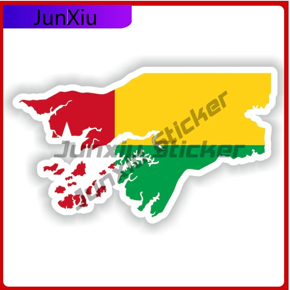 

Guinea Bissau Map Flag Silhouette Sticker Vinyl Decals Exterior Custom Decals Motorcycle Helmet Decal And Stickers For Car Suvs