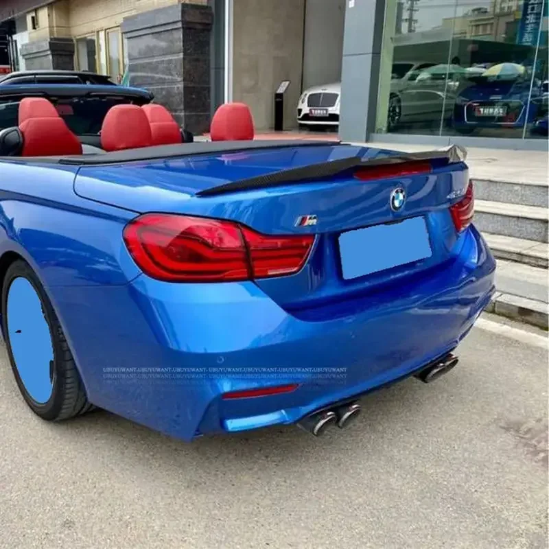 For F33 2013 2014 2015 2016 2017 2018 2019 Carbon Fiber Rear Trunk Wing Spoiler For BMW 4 Series F33 F33 420i 425i 428i M4 Style