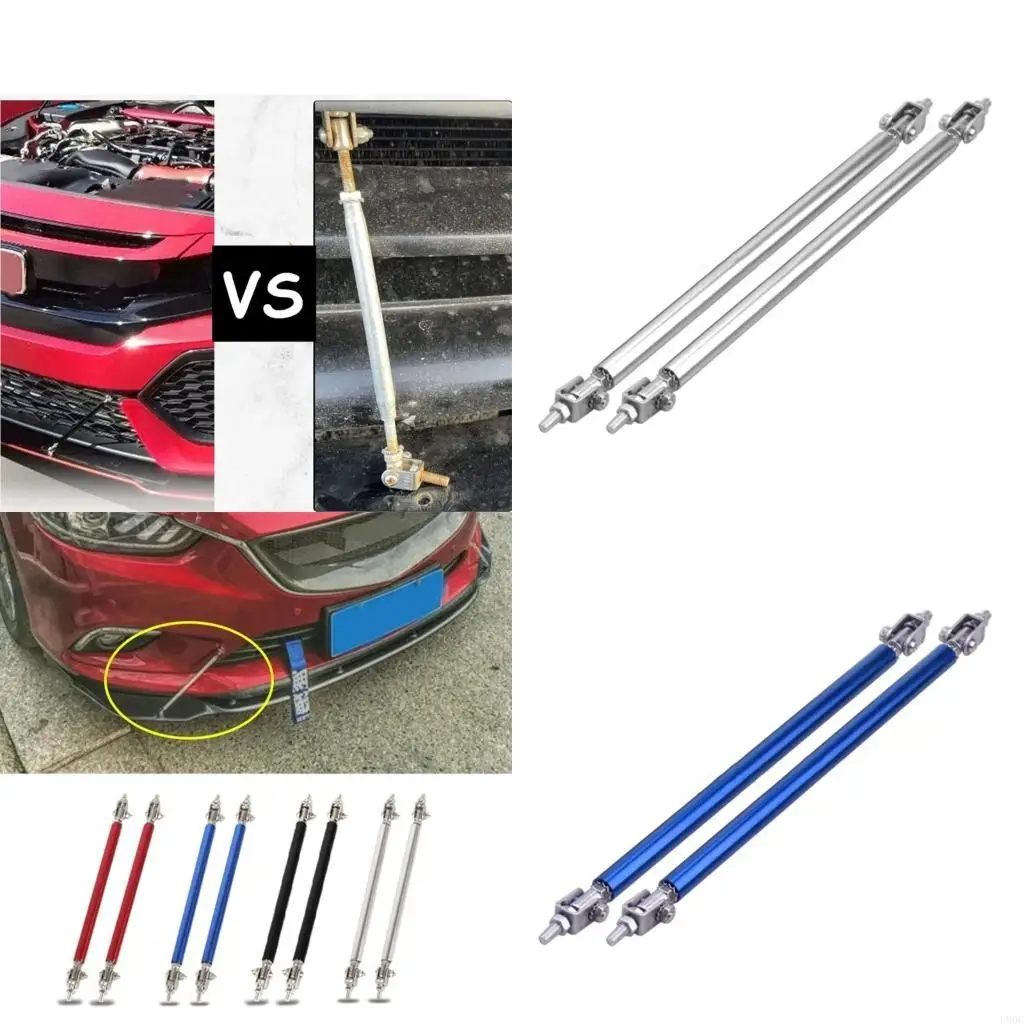 Adjustable Splitter Struts Rods, Car Front Bumper Lip Support For Securing Lip Spoiler And Preventing Detachment New