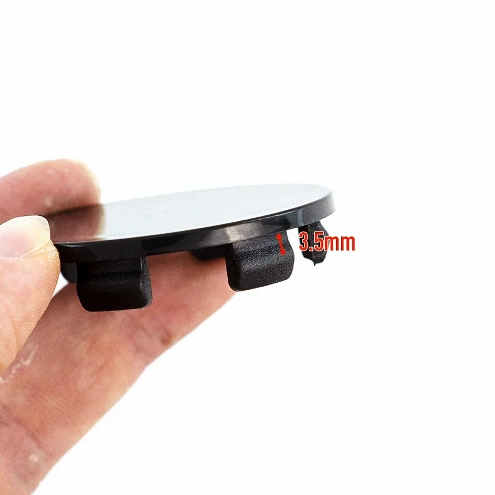4pcs ABS OD 51MM Clips 46MM Blank Car Wheel Center Caps Wheels Hub Cap No Emblem Badge Rim Hubcaps Cover Replace Car Accessories