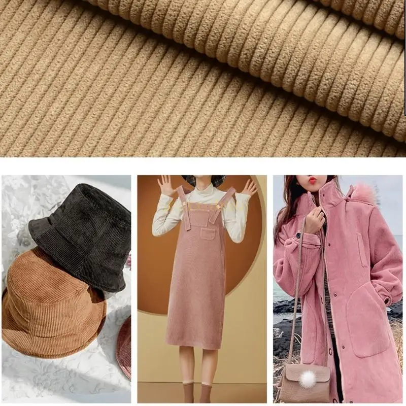 31BF Vải nhung thoáng khí Áo sơ mi màu trơn Áo khoác trẻ Vải áo len cho đồ nội thất và dự án nhà cá tính