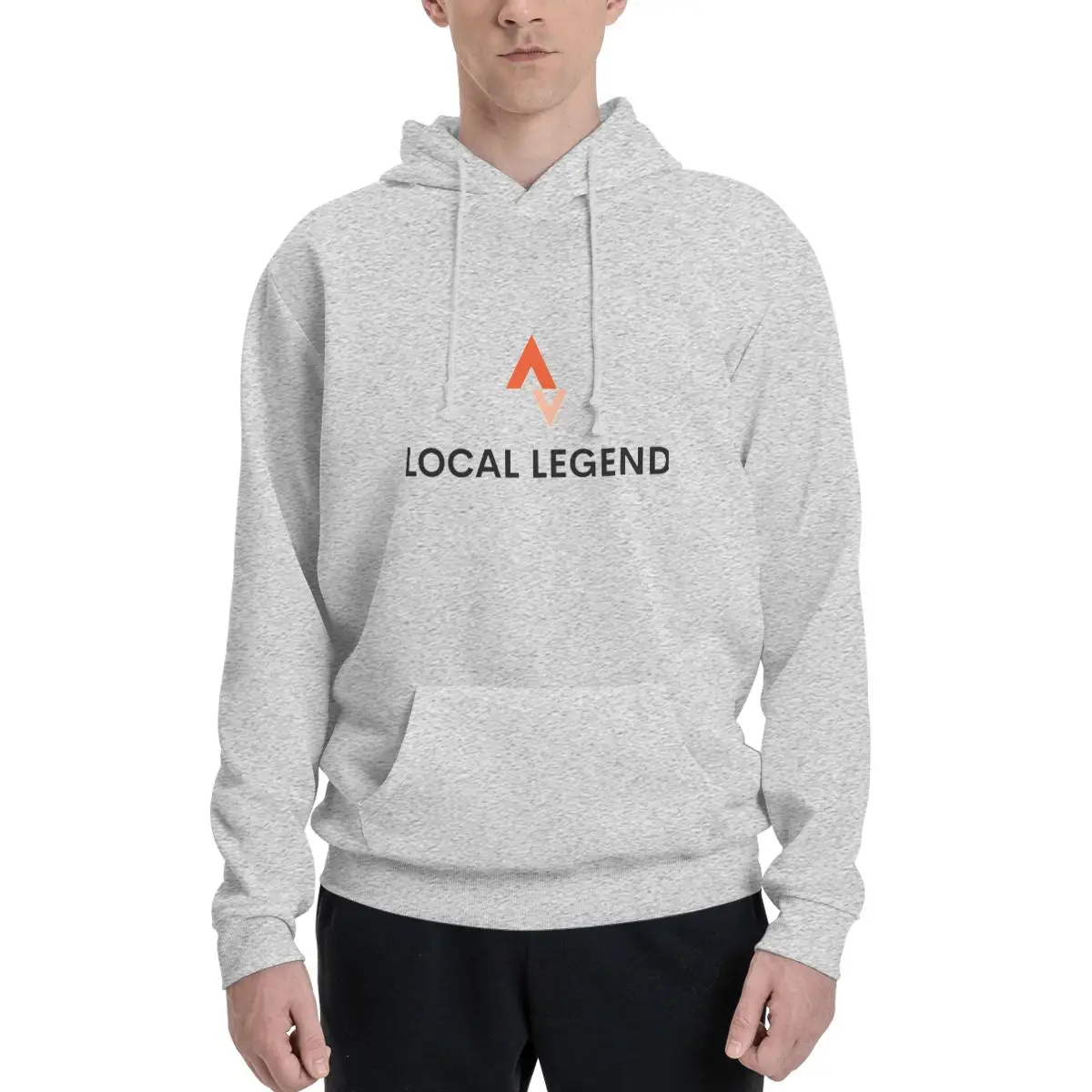 Lokale Legende Polyester Hoodie Heren Sweatershirt Warme Dif Kleuren Maten