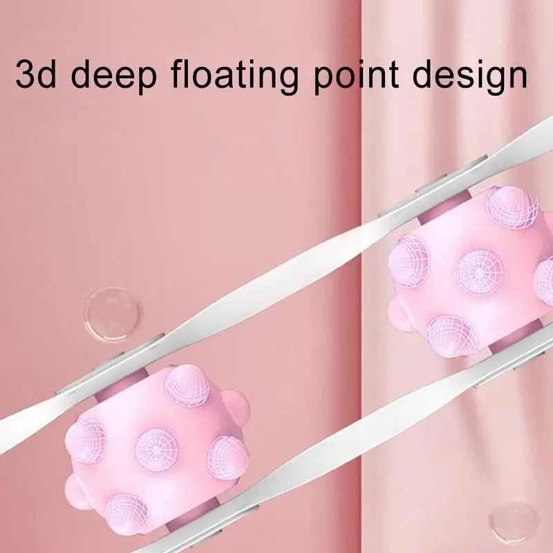 Rope Roller Massager Eight-wheel Acupoint Massage Roller Fitness Equipment And Accessories for Belly Fat Leg Body Waist Abdomen