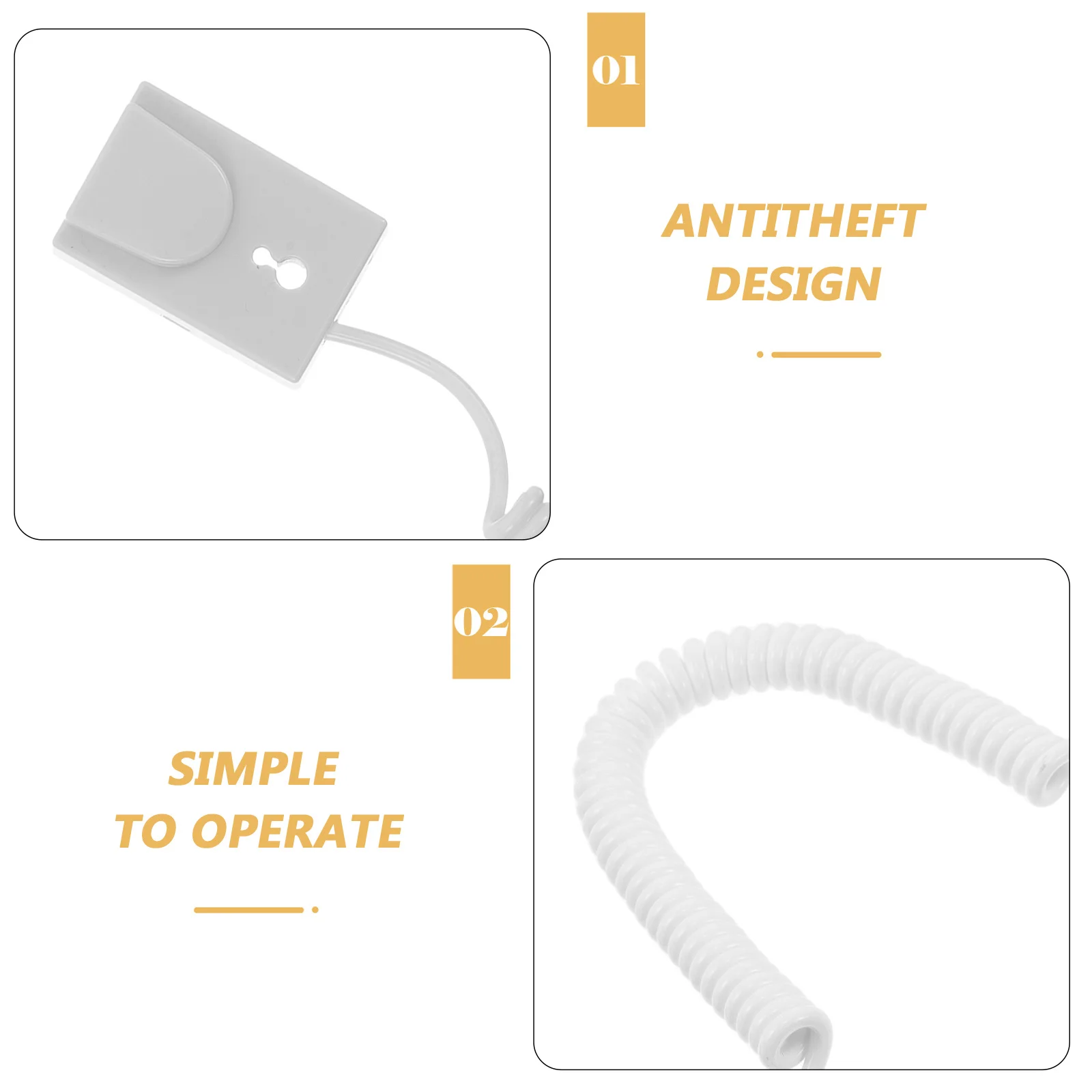 العالمي مكافحة فقدان الربيع حبل البعيد المقود ذاتية اللصق مطاطا الهاتف حبل مكافحة سرقة قابل للسحب حامل الهاتف تسخير #2