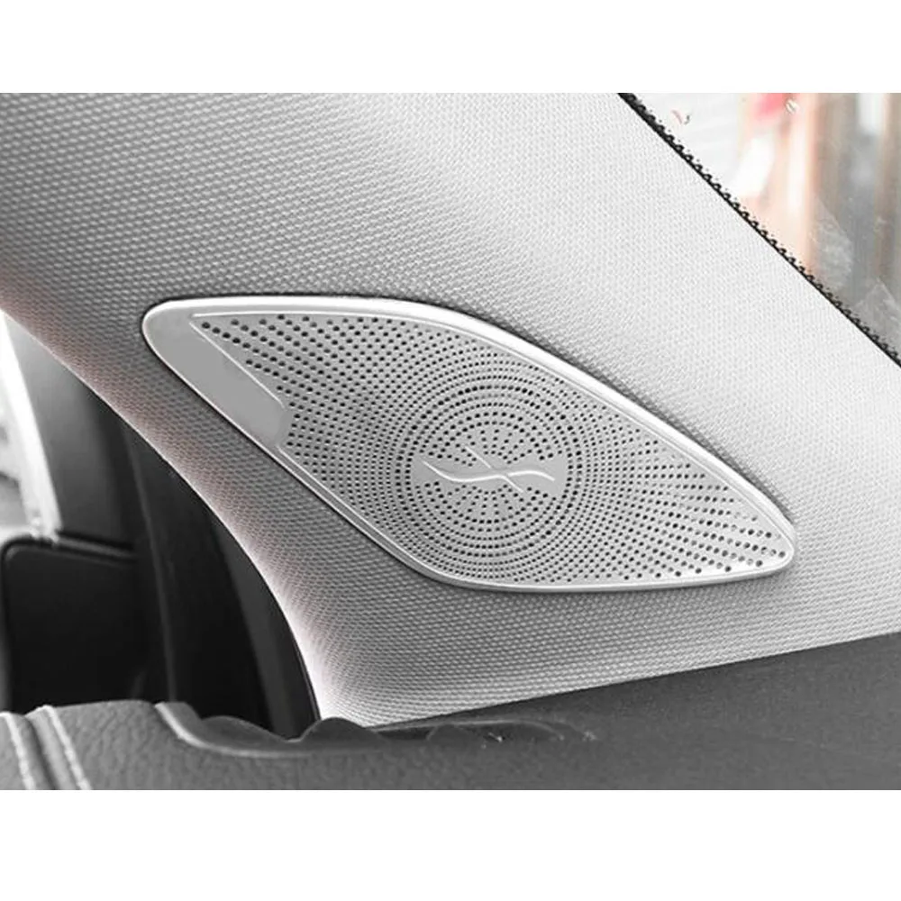 Stainless Steel Inner Front Head For Mercedes Benz GLB Class W247 X247 2019 2020 2021 2022 2023 A Column Frame Triangle Trim