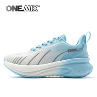 ONEMIX 2025 Cushioning Running Shoes Suitable for Heavy Runners Lace Up Sport Shoes Non-slip Outdoor Athletic Sneakers for Men