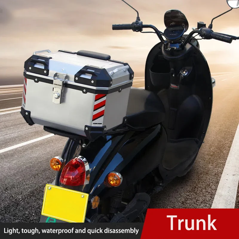 

SaiYue Rufeng 35 litre Plastic alloy motorcycle Trunk Large capacity non-aluminum alloy universal electric rear box