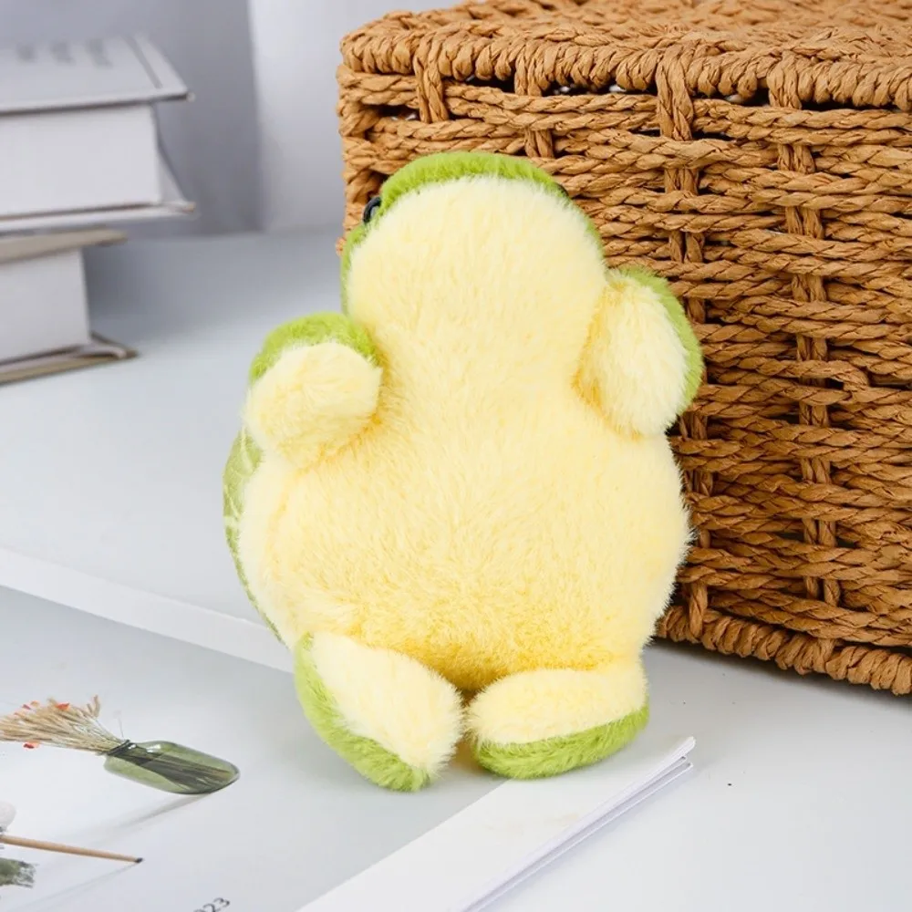 

Vegetable Texture Purtle Keychain Cartoon Cotton Turtle Key Ring Animal Soft Green Turtle Key Ring Couple Gift