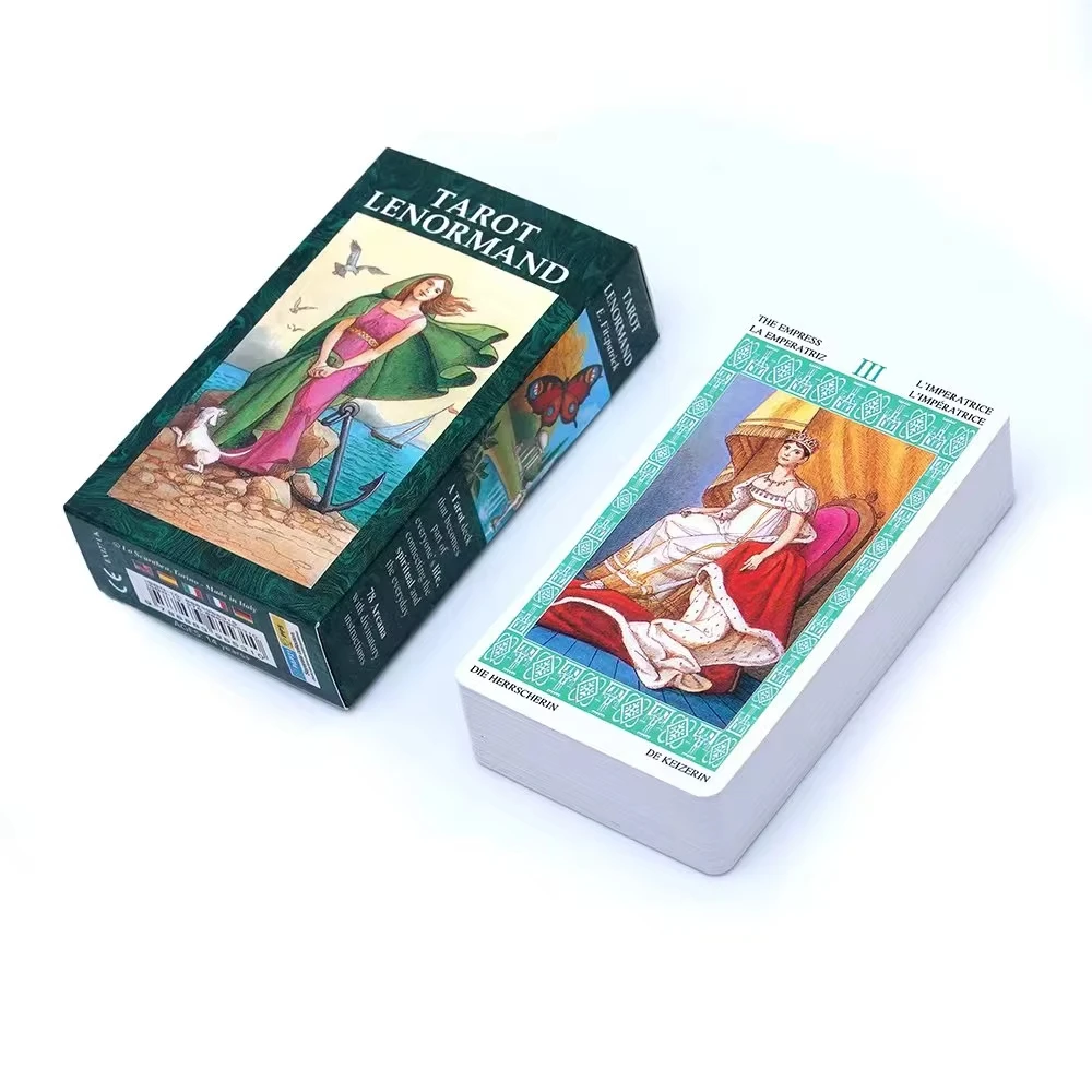Tarot Lenormand Tarotkarten Wahrsagerei Persönlicher Gebrauch Tarot Deck Vollständige englische Version Oracle Deck Familienfeiern Brettspiel