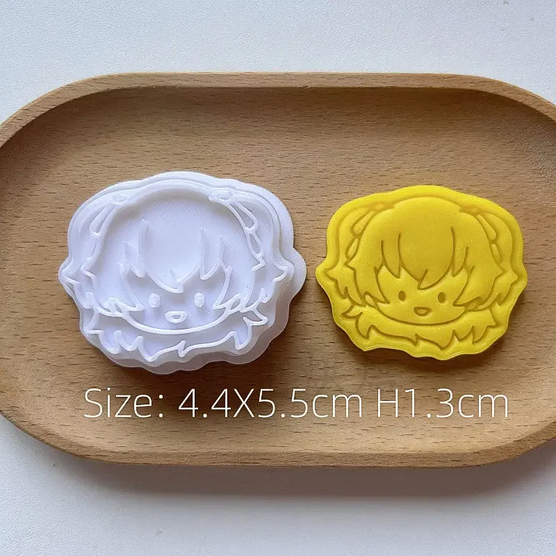 مشروع Sekai ساكي آلة قطع البسكويت أنيمي شخصية الصورة الرمزية الخبز البسكويت كعكة الخبز الشوكولاته قالب الكعكة الملحقات