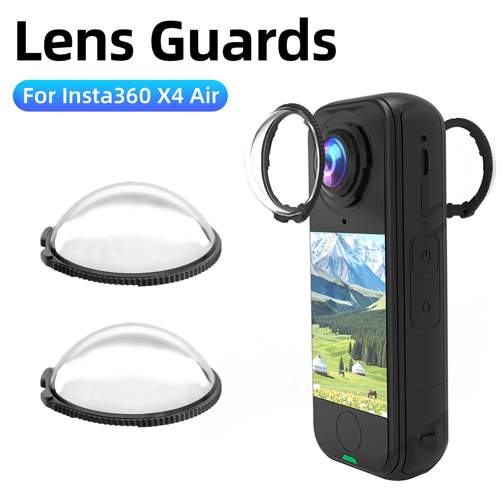 

Premium Glass Lens Guards for Insta360 X4 Air Tempered glass Scratch-resistant Lens Protector Cap Insta 360 X4 Air Accessories