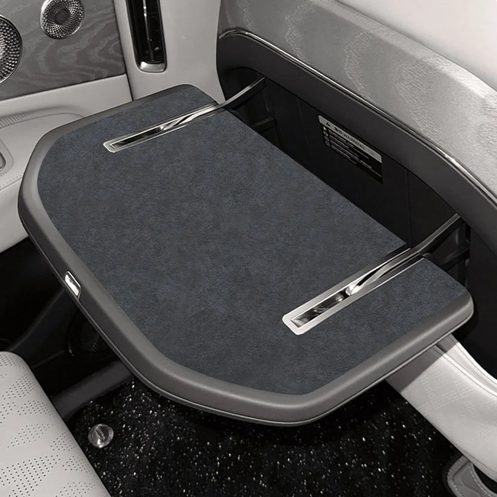 For Zeekr 8X 2026-2027 Tray Table Decorative Sticker Anti Slip Scratch Resistant Protective Pad Suede Modification Accessories