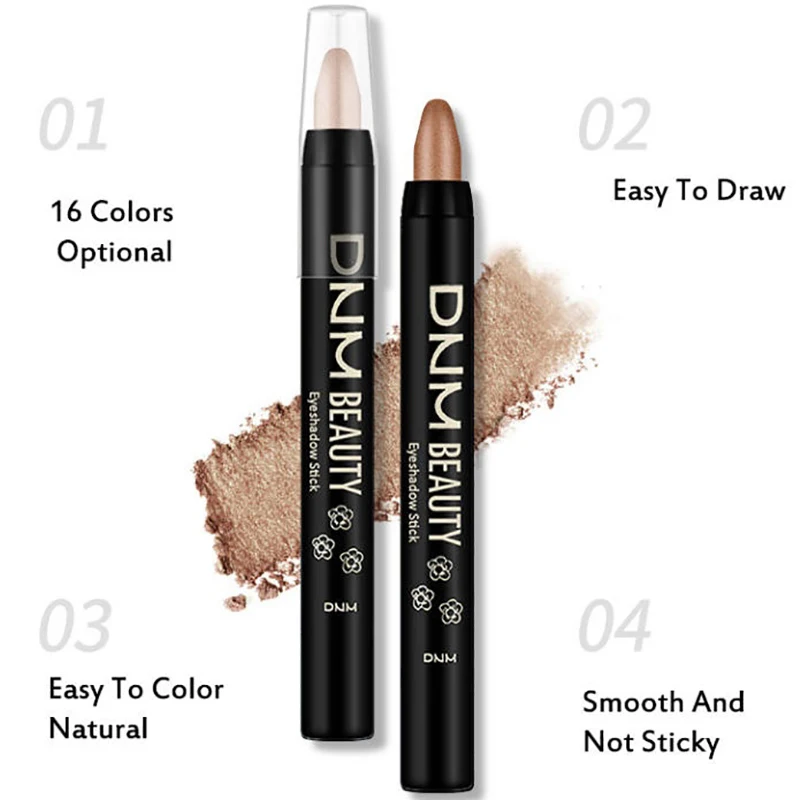 1 eyeliner perlescente - 15 colori, colore glitterato, impermeabile, a lunga durata, anti-sbavature, per occhi effetto smokey