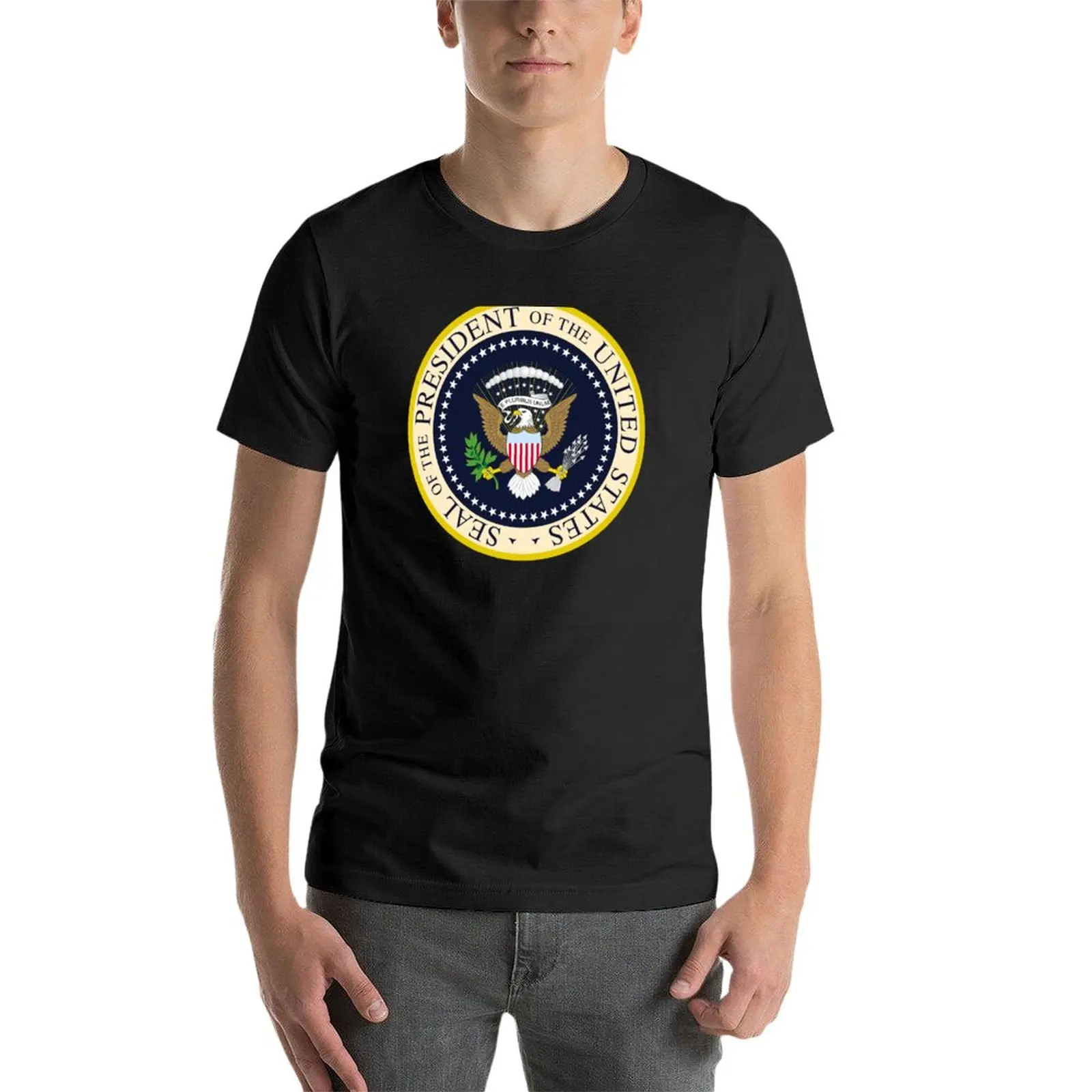 SEAL OF THE PRESIDENT OF THE UNITED STATES US USA T-Shirt heavyweight t shirts mens cotton t shirts