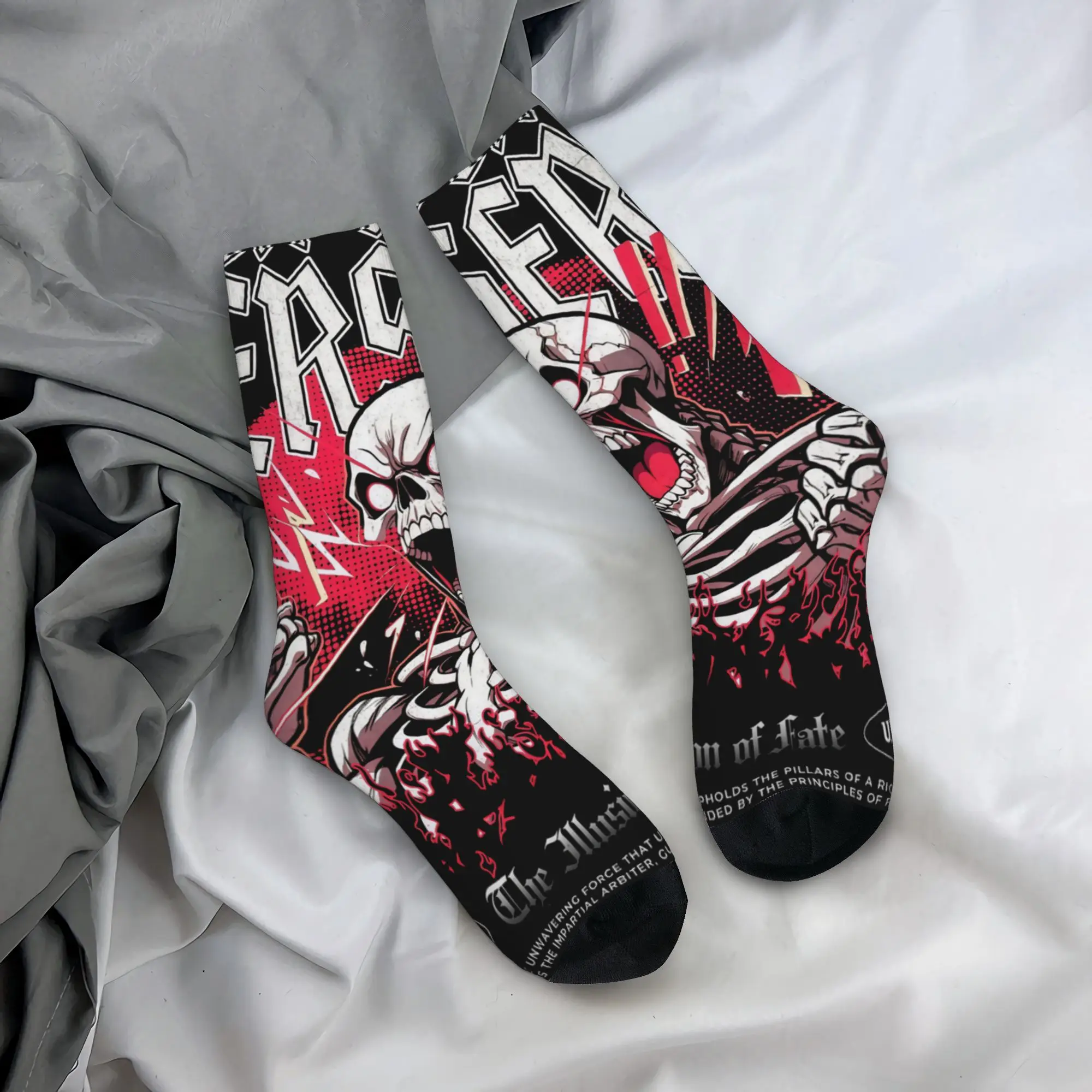 B-Berserk Japane Anime  Mens Crew Socks Unisex Novelty Manga  Spring Summer Autumn Winter Dress Socks