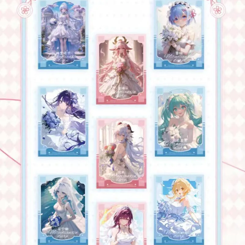 Wholesale Goddess Story Collection Card Peach Sweetheart Wave2 A5 Pull Diamond Window Book Anime Games Seduction Trading Card