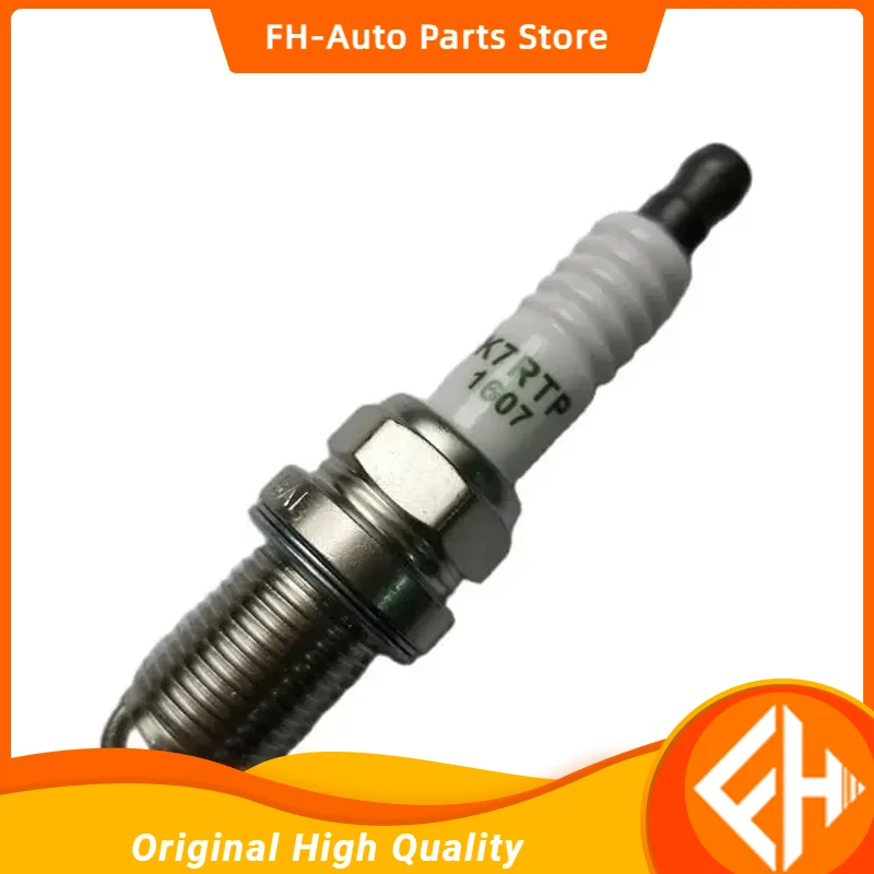 

original K7RTP Original (4pcs/set) Ignition Spark plug for Chery Tiggo Fulwin QQ E3 A3 A5 E5 V5 OEM:A11-3707110CA high quality