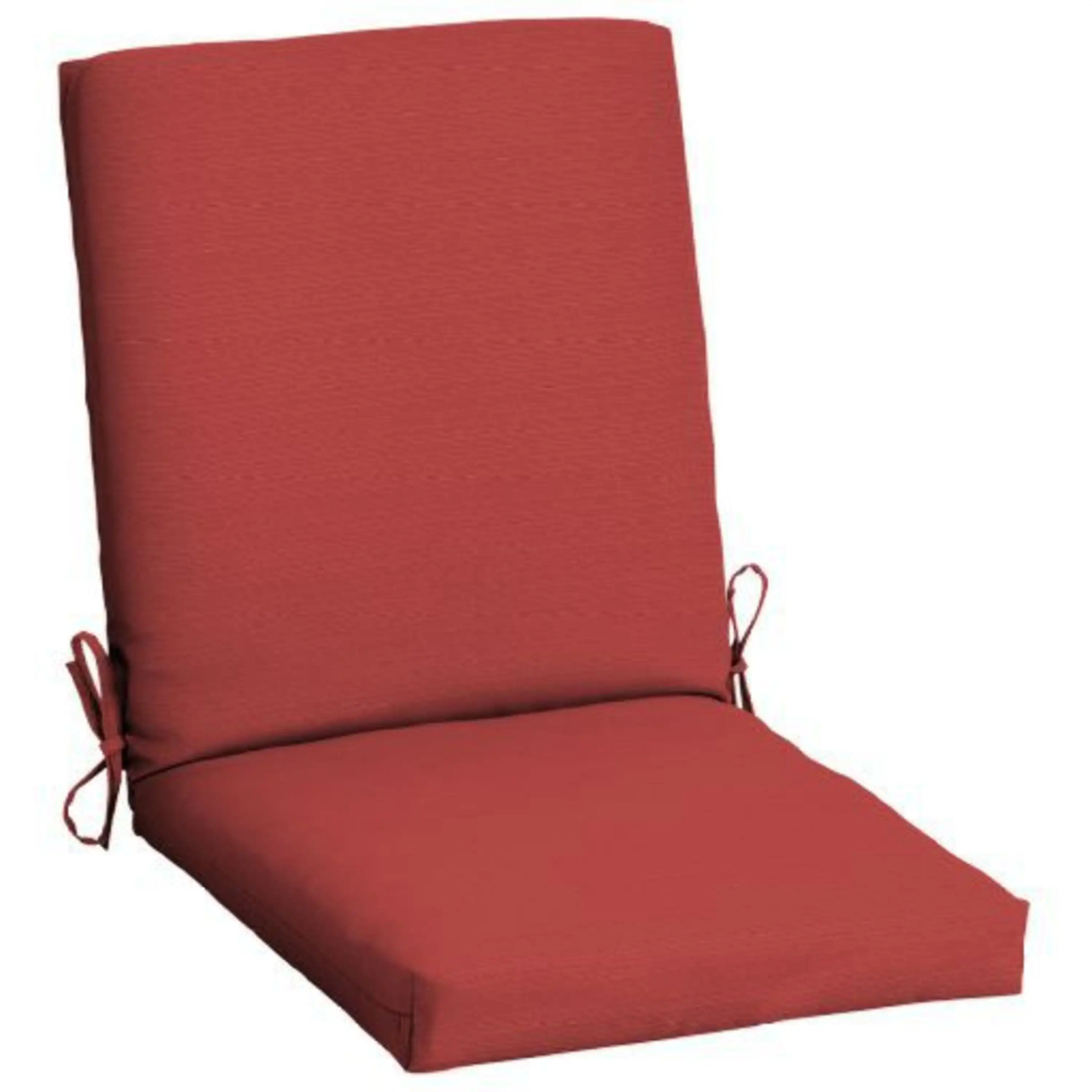 

43" x 20" Red Rectangle Outdoor Chair Cushion, 1 Piece