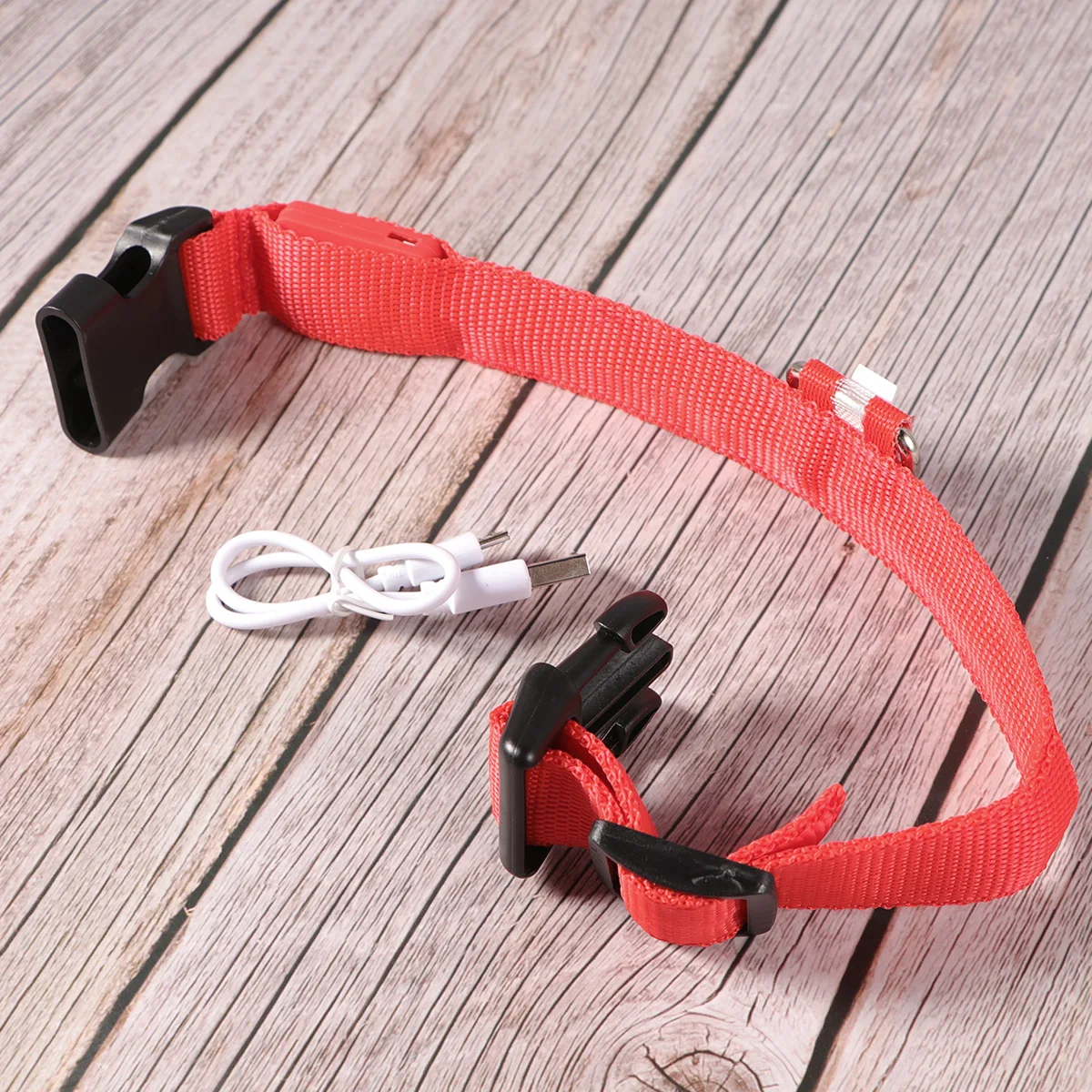 

Luminous Necklace Custom Dog Collar with Name Buckle Puppy Collars Pet LED Shine