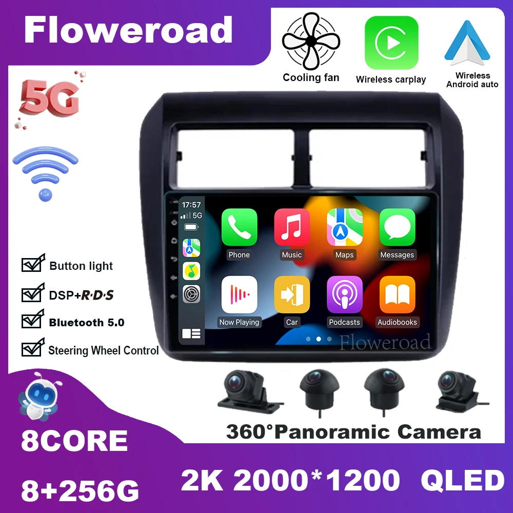 

FYT7862 Android13 For Toyota AGYA WIGO 2012-2019 Radio TMultimedia Video Player Navigation stereo GPS Carplay Auto BT5.0