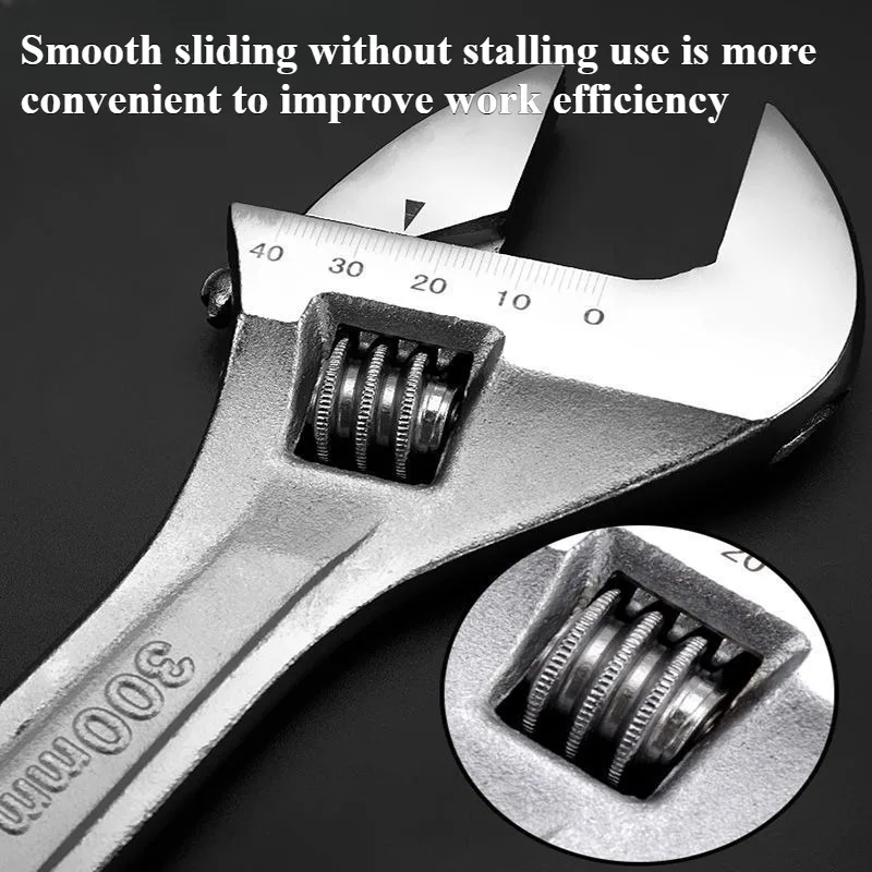 Adjustable wrench multi-functional small board tool complete authentic large open plate hand