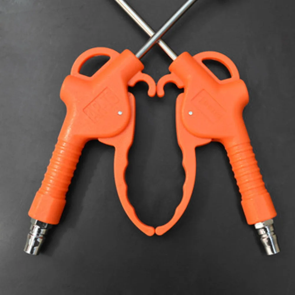 

50MPa Air Blow Gun Orange Angled Nozzle Plastic Handle Air Duster Spray Gun