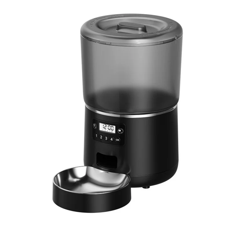 Automatic Pet Visual Feeder Intelligent Feeding Basin For Cats And Dogs WiFi Model 4L Remote Control