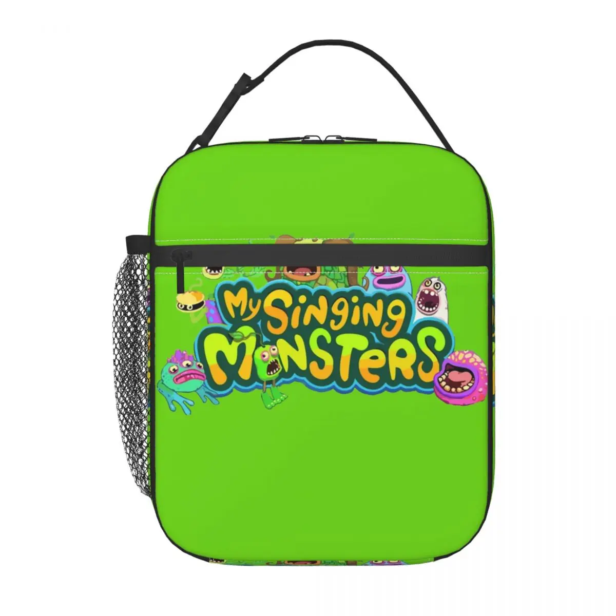 Funny My Singing Monster Accessories Insulated Lunch Bag For School Office Food Container Reusable Thermal Cooler Lunch Box