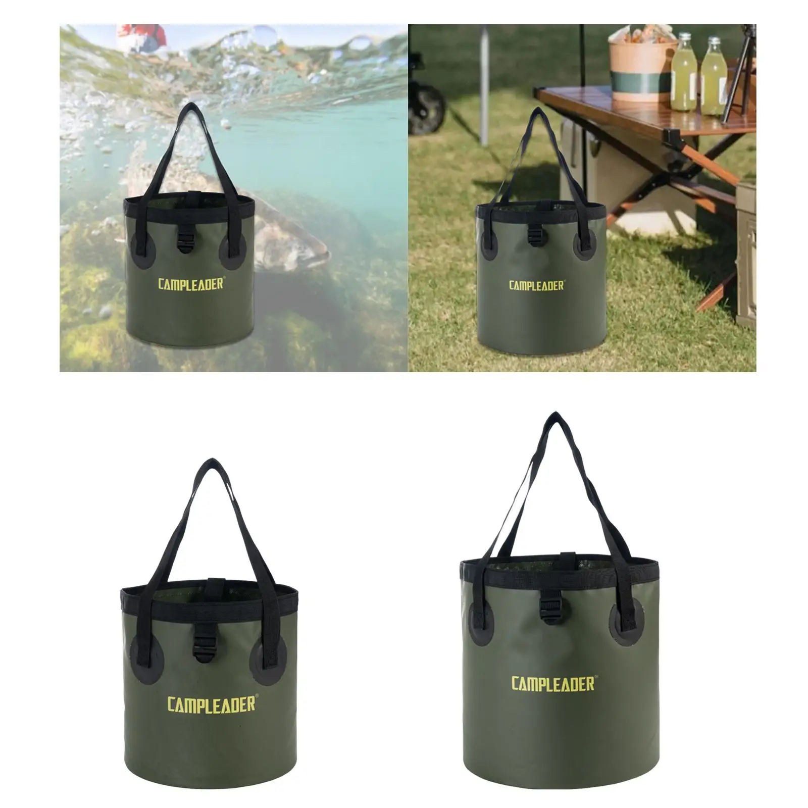 

Складное ведро, водонепроницаемое, многофункциональное, легкое, для мытья ног, контейнер для воды для рыбалки, кемпинга, мойки автомобилей, путешествий на природе