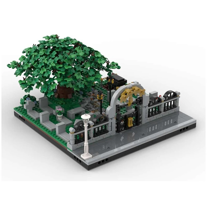 1164 قطعة MOC قبرسات شجرة كبيرة تعليمية لتقوم بها بنفسك وحدات اللبنات الإبداعية الجمعية جامع هدية مجموعة