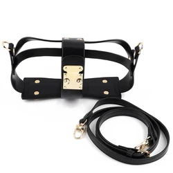 Hollow Tote Messenger Bag Set Shell Shape DIY Bag Accessories Encasement Conversion Adjustable Shoulder Strap for Women Bag