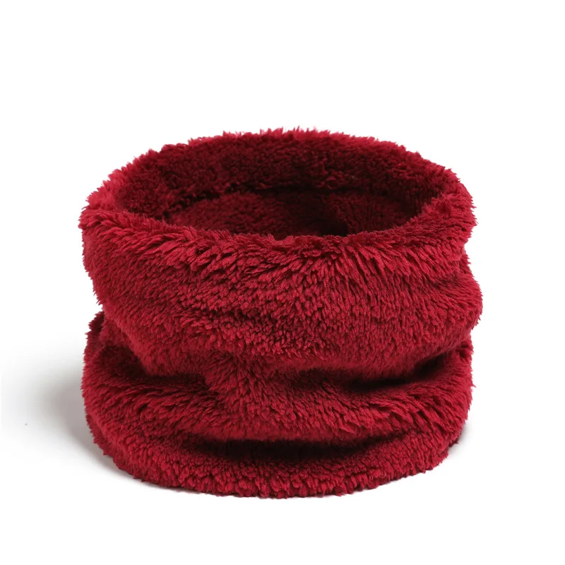 Ikasus 6-Pack Kids Winter Knitted Infinity Scarves - Polar Fleece Neck Warmers For Boys And Girls, Cozy For Outdoor Travel, Walking & Skiing