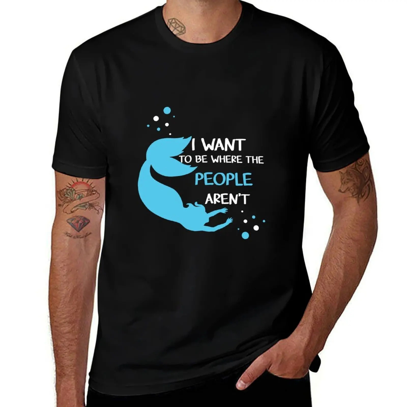 

I WANT TO BE WHERE THE PEOPLE AREN'T T-Shirt aesthetic clothes anime t shirts summer shirt tees sweat shirts, men