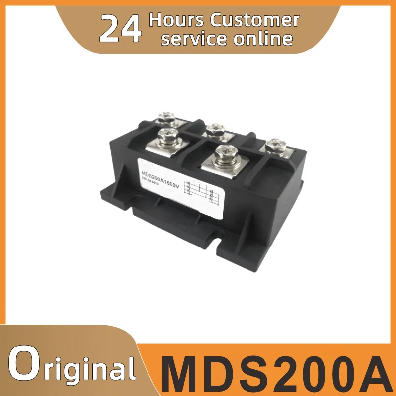 

MDS200A 3-Phase Diode Bridge Rectifier MODULE 200A 1600V.