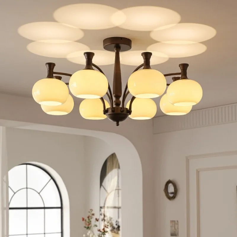 

Chandelier living room new American retro hall