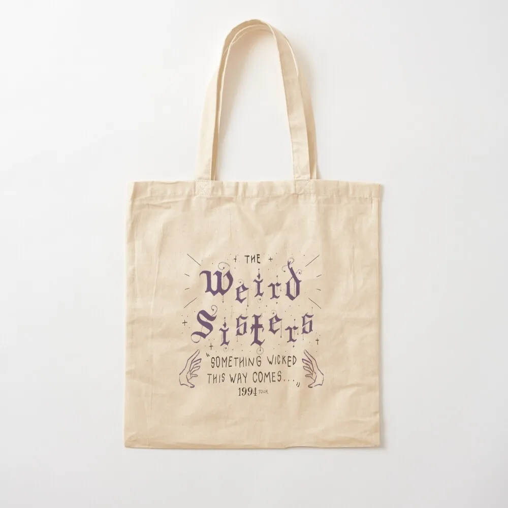 

Weird Sisters t-shirt tour 1994 Tote Bag bags woman 2025 Women's bags hand bag Gift bag Canvas Tote