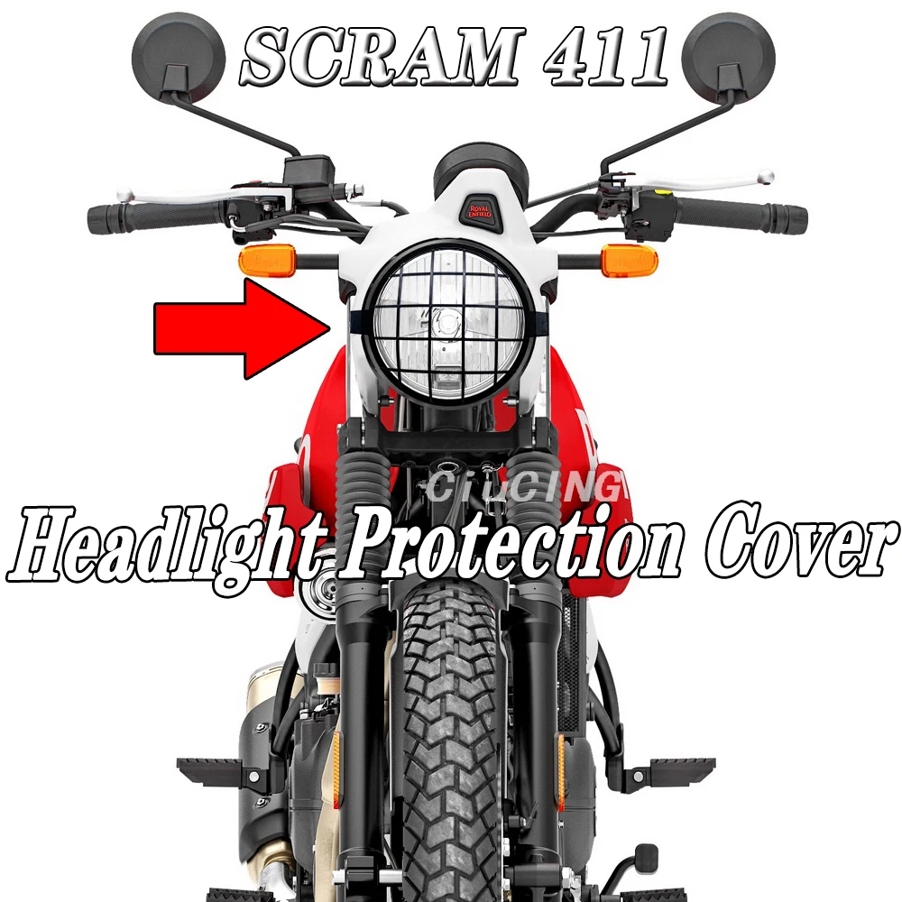 2022 new Himalayan Scram 411  Headlight cover For Himlayan scram 411cc Grille Guard Cover Protection Grill Himalayan scram 411