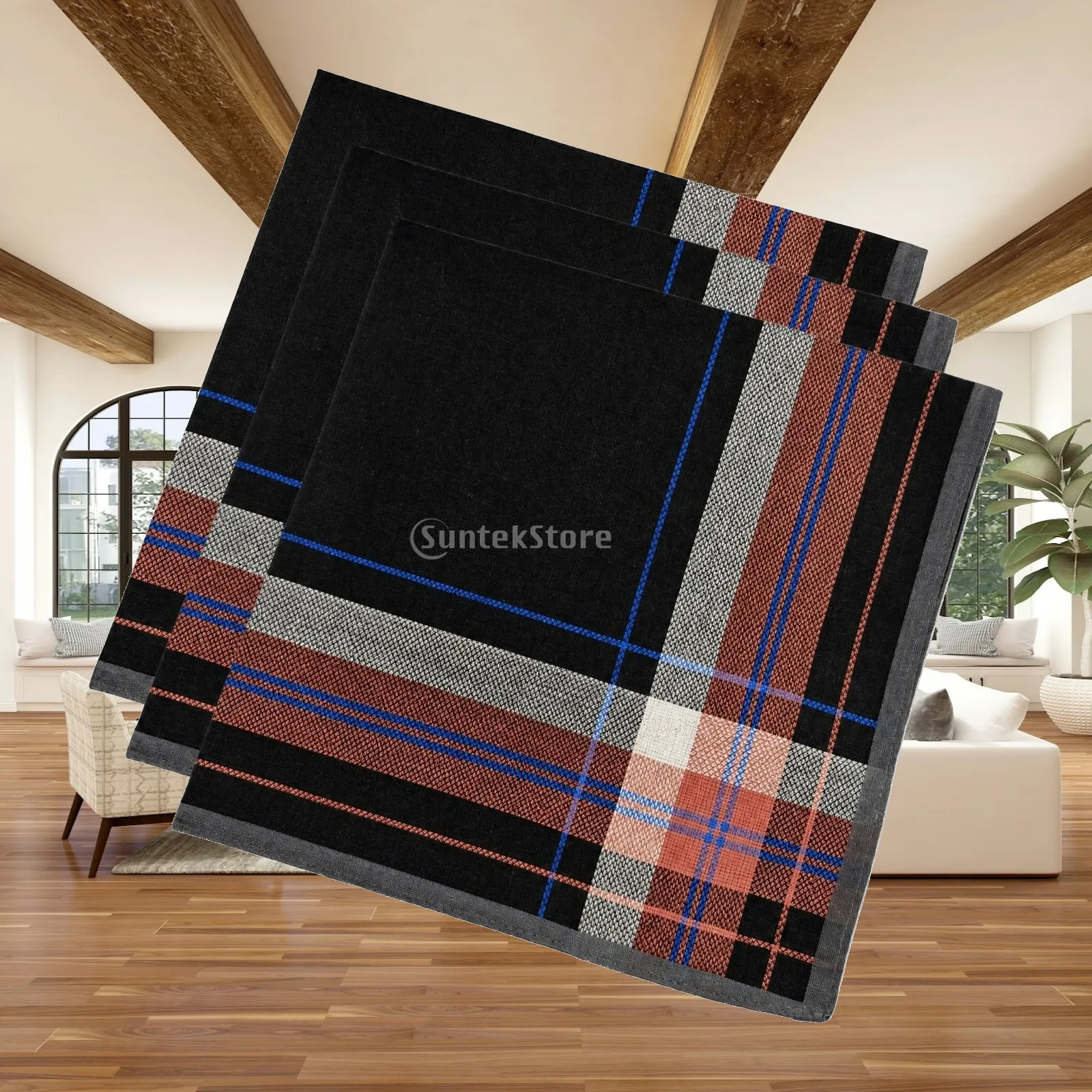 lot-de-3-mouchoirs-a-carreaux-avec-bordure-grise-mouchoirs-en-coton-peigne-absorbant-accessoire-confortable-et-intemporel-pour-hommes