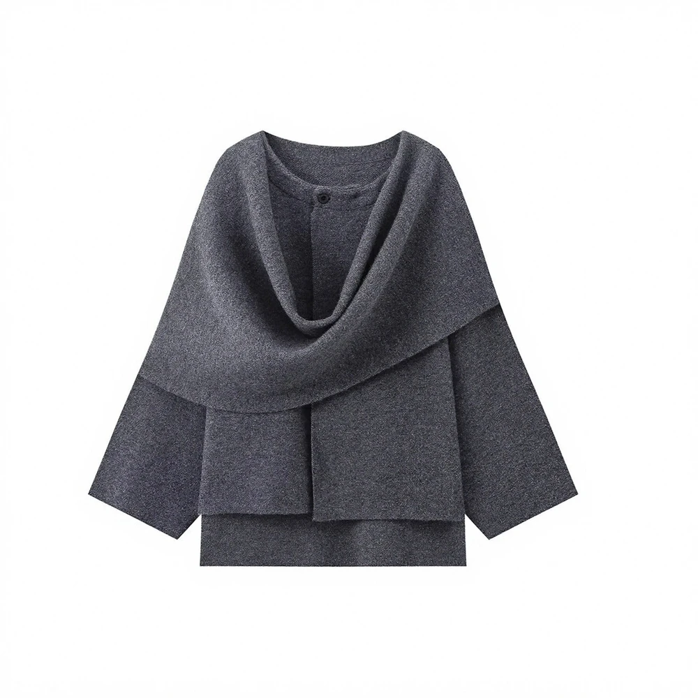 

Women's Cardigan Open Front Long Sleeve Knitwear Fashionable Casual Style for Spring/Autumn Season