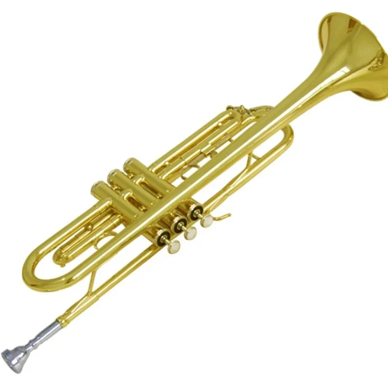 Trompeta, oro, plata, B plana para principiantes.