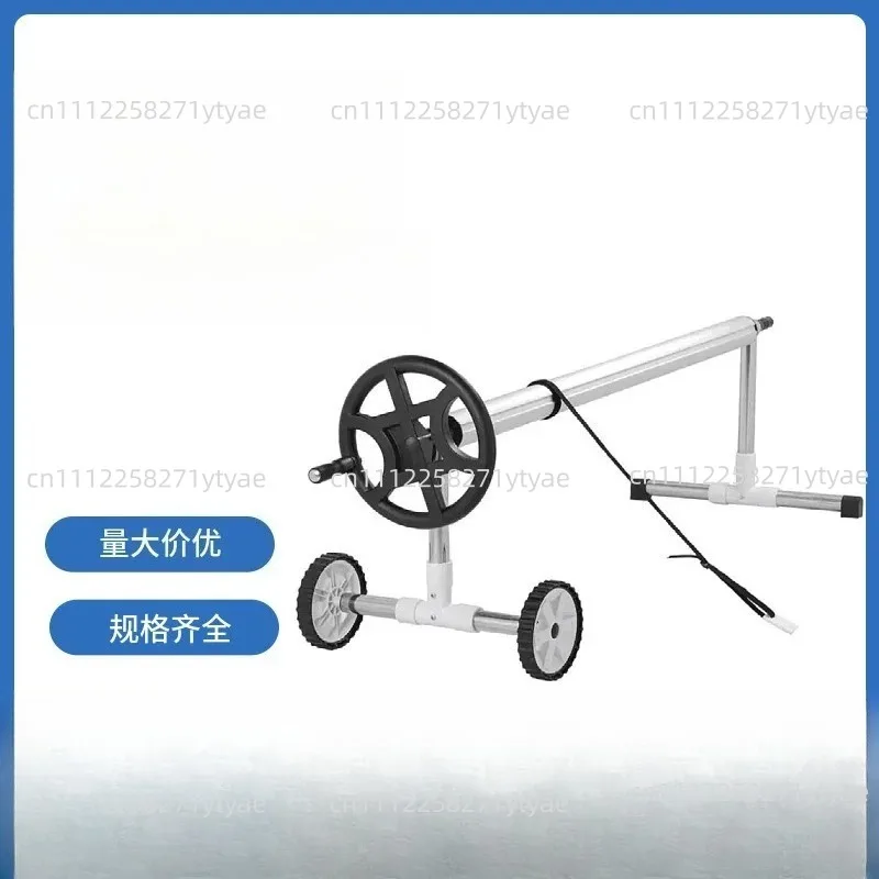 for Swimming Pool Hot Sale   Pool Cover Reel  Aluminum Pool Roller Reel Manual Roller Cover