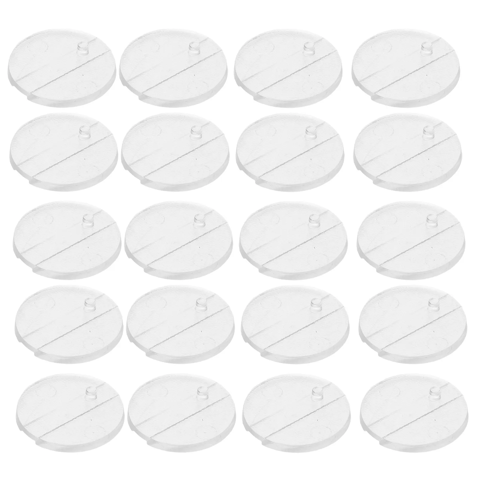 30 Peças de Suporte para Figuras de Ação de 6 Polegadas, Bases Transparentes para Exibição de Figuras Articuladas, Suporte Robusto com Superfície Protetora Lisa