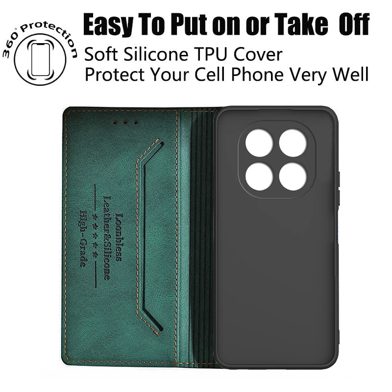 Redmi Note 15 Case For Redmi Note 15 Pro Cover Phone Flip Etui Xiaomi Case Redmi Note15 5G Redmi Note 15 Pro Plus Leather Coque