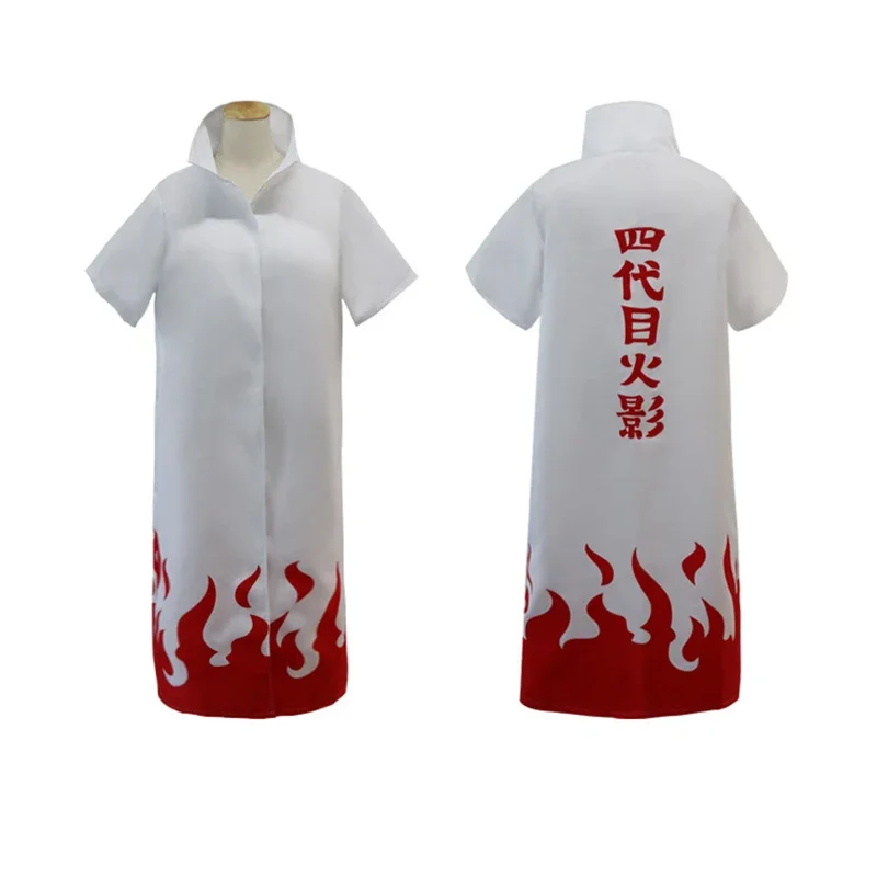 Capas de Cosplay de Anime Uzumak, uniforme del cuarto Yondaime Hokage Namikaze Minato, capas del sexto Kakashi para hombres y niños, disfraz de Halloween