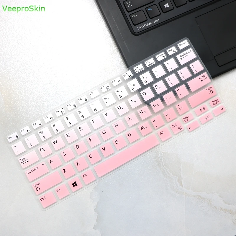 silicone Laptop Keyboard Cover Skin for Dell Latitude E7250 E5250 E7270 E5270 E7389 E5270 Latitude 7290 7280 7380 7390 E7370